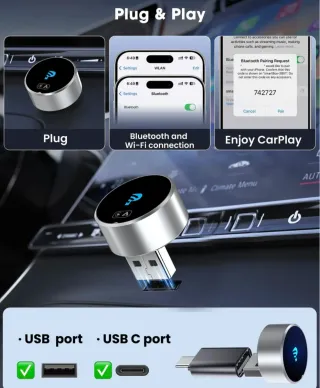 Adaptador Inalámbrico GetPairr Mini 2 en 1