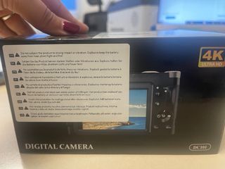Cámara Digital 4K Negra