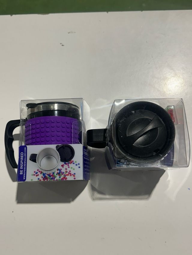 Taza térmica PIXIE CREW panel extraíble azul