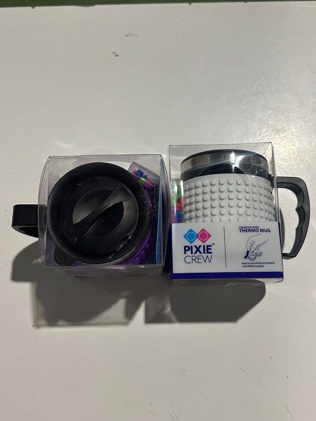 Taza térmica PIXIE CREW panel extraíble azul