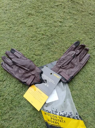 Guantes Moto Suomy Marrón Talla L