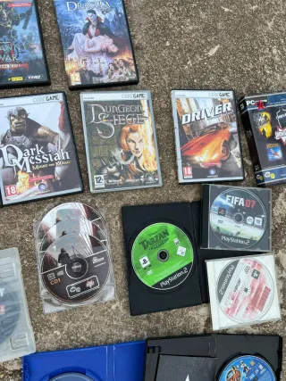 Lote Juegos PS2, PS3 y PC