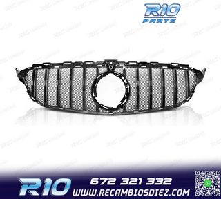 PARRILLA MERCEDES W205 18-21 LOOK SPORT NEGRO BRILLO