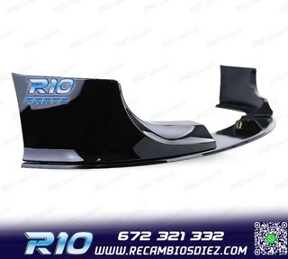 SPOILER LIP BMW E60 E61 03-10 LOOK M PERFORMANCE NEGRO BRILL
