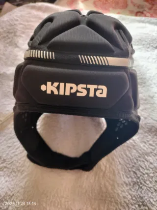 Casco Rugby Kipsta Negro Talla XS
