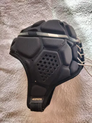 Casco Rugby Kipsta Negro Talla XS