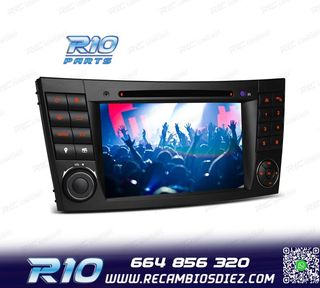 RADIO NAVEGADOR 7" PARA MERCEDES CL. E W211 CLS W219 USB GPS