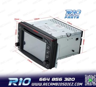 RADIO NAVEGADOR PARA MERCEDES CLASE A C CLK USB GPS TACTIL H