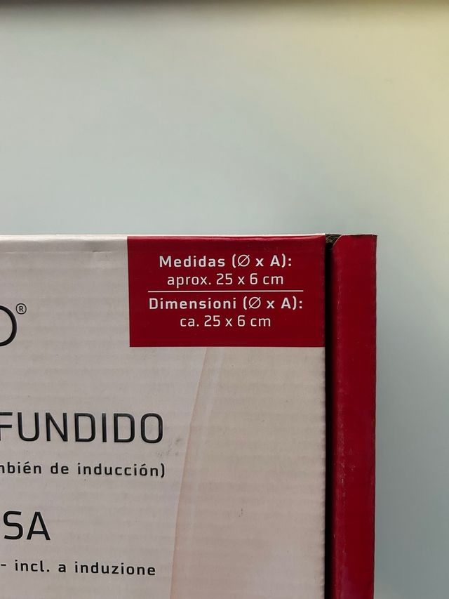 Cazuela Hierro Fundido Ernesto Roja 2L