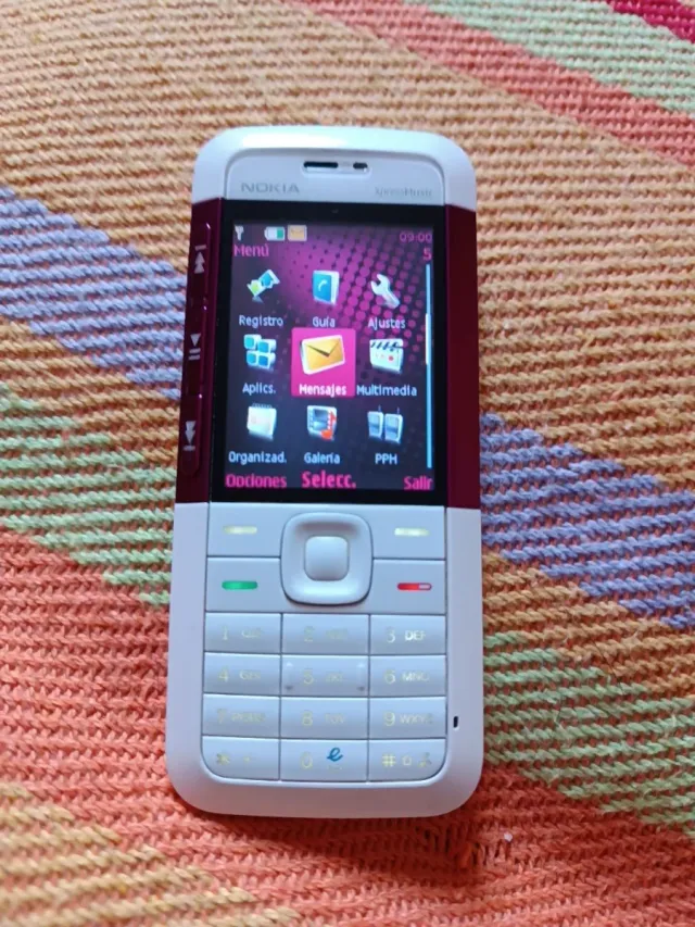 Nokia XpressMusic Rojo/Blanco Reliquia