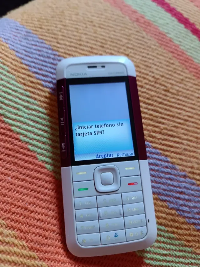 Nokia XpressMusic Rojo/Blanco Reliquia