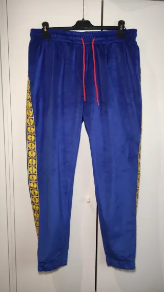 Pantalones chándal Lidl azules y amarillos