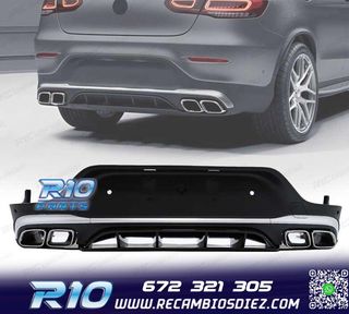 DIFUSOR MERCEDES CLASE GLC C253 COUPE + COLAS ESCAPE