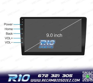 RADIO 9" GPS ANDROID 13 QUAD CORE 64GB ROM