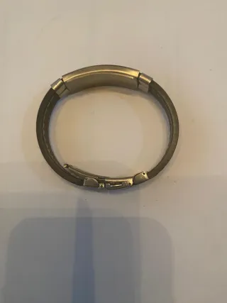 Pulsera Acero y Caucho