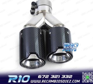 COLA ESCAPE DOBLE BMW M PERFORMANCE CARBONO CROMO DCH