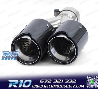 COLA ESCAPE DOBLE BMW M PERFORMANCE CARBONO CROMO DCH