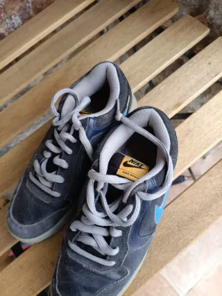 Zapatillas Nike Renzo Skate Negras y Azules