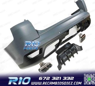 PARAGOLPES TRASERO RANGE ROVER SPORT L494 18- LOOK SVR + COL