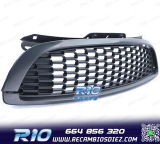PARRILLAS MINI COOPER R56 R57 06-09 NEGRO MATE