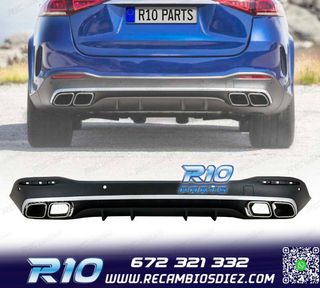 DIFUSOR MERCEDES GLE W167 20- + COLAS ESCAPE LOOK AMG GLE63