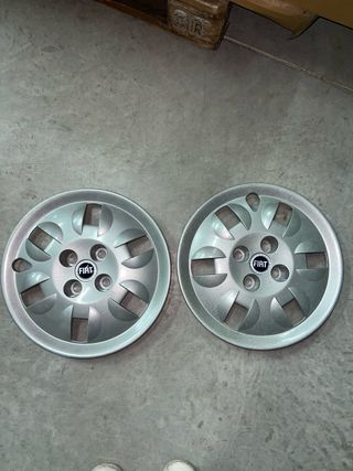 2 Tapacubos Fiat Originales 14 pulgadas