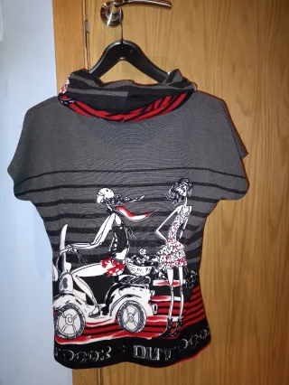 Camiseta manga corta con estampado