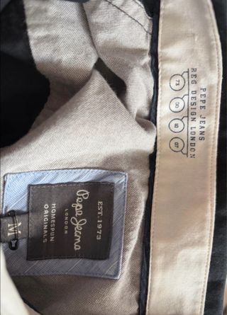 Camisa Pepe Jeans London Slim Fit Talla M Vintage