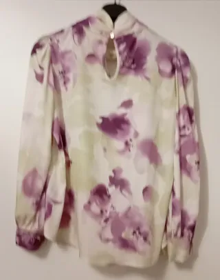 Camicetta donna fantasia floreale XL