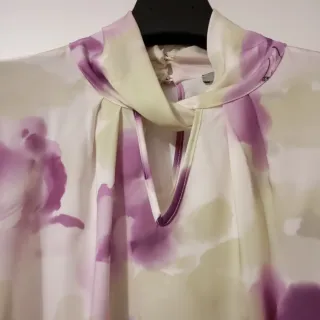 Camicetta donna fantasia floreale XL