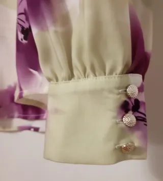 Camicetta donna fantasia floreale XL