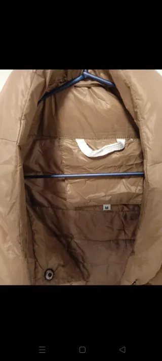 Chaqueta Plumas Ligera Marrón