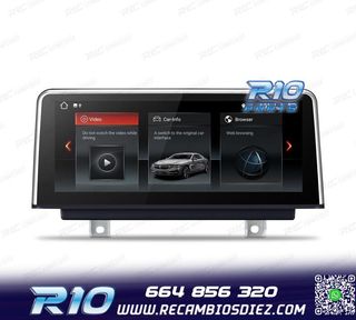 RADIO GPS ANDROID 14 PARA BMW SERIE 3 SERIE 4 10,25"