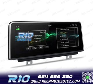 RADIO GPS ANDROID 14 PARA BMW SERIE 3 SERIE 4 10,25"