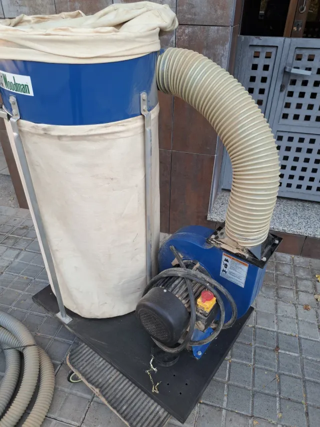 Aspirador para maquinas de carpinteria