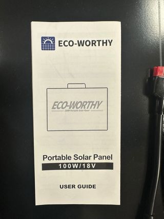ECO-WORTHY Panel Solar Portatil 100W #549666