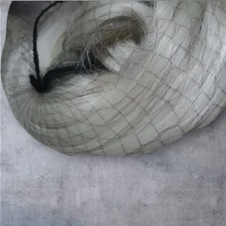 Peluca Larga Rizada 70cm Negro/Gris