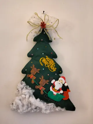 Albero di Natale con Babbo Natale