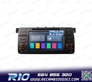 RADIO GPS ANDROID 13 PARA BMW SERIE 3 E46 PANTALLA TÁCTIL 7