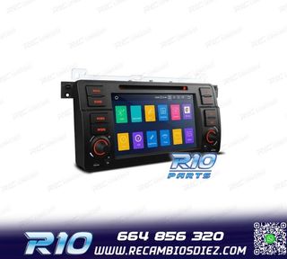 RADIO GPS ANDROID 13 PARA BMW SERIE 3 E46 PANTALLA TÁCTIL 7