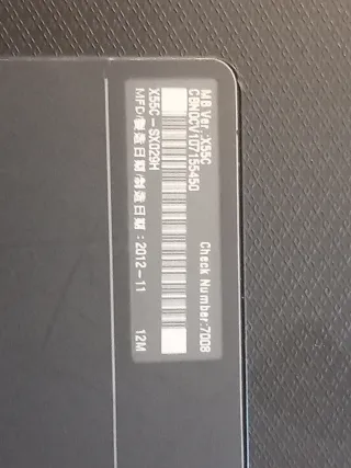 Portátil ASUS X55C 15.6 W10 Pro 4GB RAM