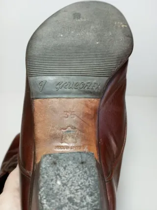 Botines de piel Talla 35