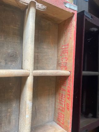 Caja Coca-Cola Vintage Madera Años 50 original