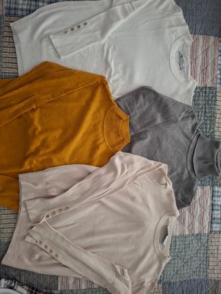 Lote 4 jerseys talla M