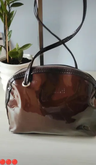 Borsetta Baldinini vera pelle marrone