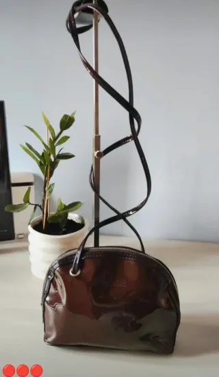 Borsetta Baldinini vera pelle marrone