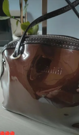 Borsetta Baldinini vera pelle marrone