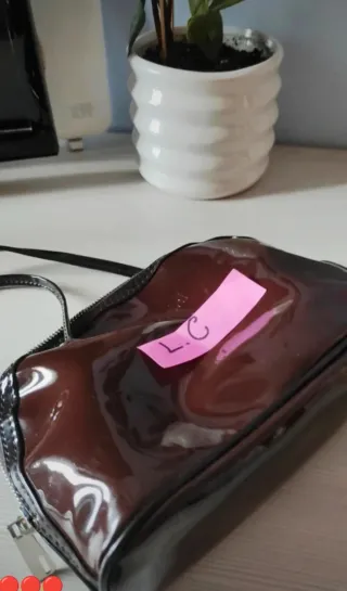 Borsetta Baldinini vera pelle marrone