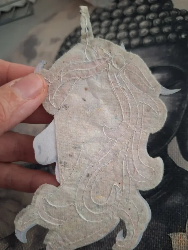 Parche de unicornio para ropa