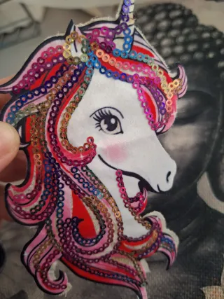 Parche de unicornio para ropa